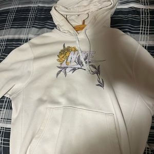 Nike flower tan hoodie